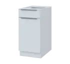 SIS - 4DZ spodní skříňka, 1-dveřová, 1-zásuvková, levá, 870x400x600, bílá